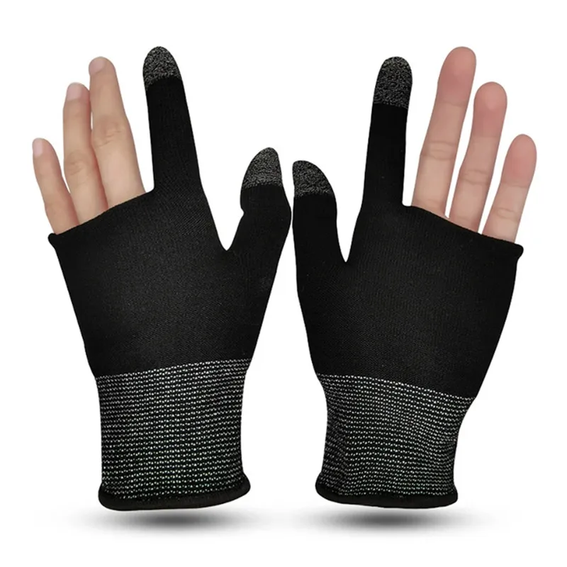 2Pcs Finger Daumen Hülse Handschuhe Für Gamer Nicht-Scratch Tragbare Mobile Gaming Handschuhe Gaming Zubehör Komfortable Schweiß Beweis