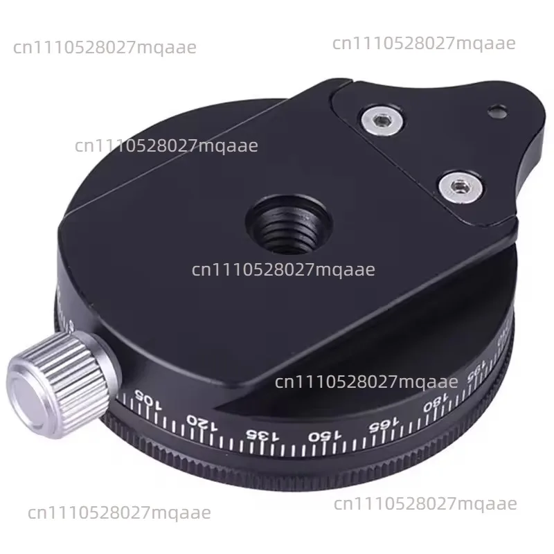 Camera Pan Base with Arca Swiss Style Plate, 0.95Cm Screw Aluminum Panoramic Ball Tripod Head with Bubble Level, Load Ca G