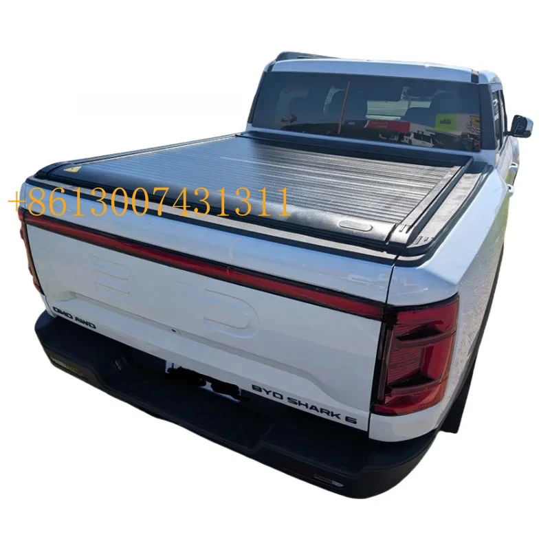 FactoryFactory Retractable Tonneau Roll Cover Roller Shutter with Locking Function  Shark 6 Vehicle