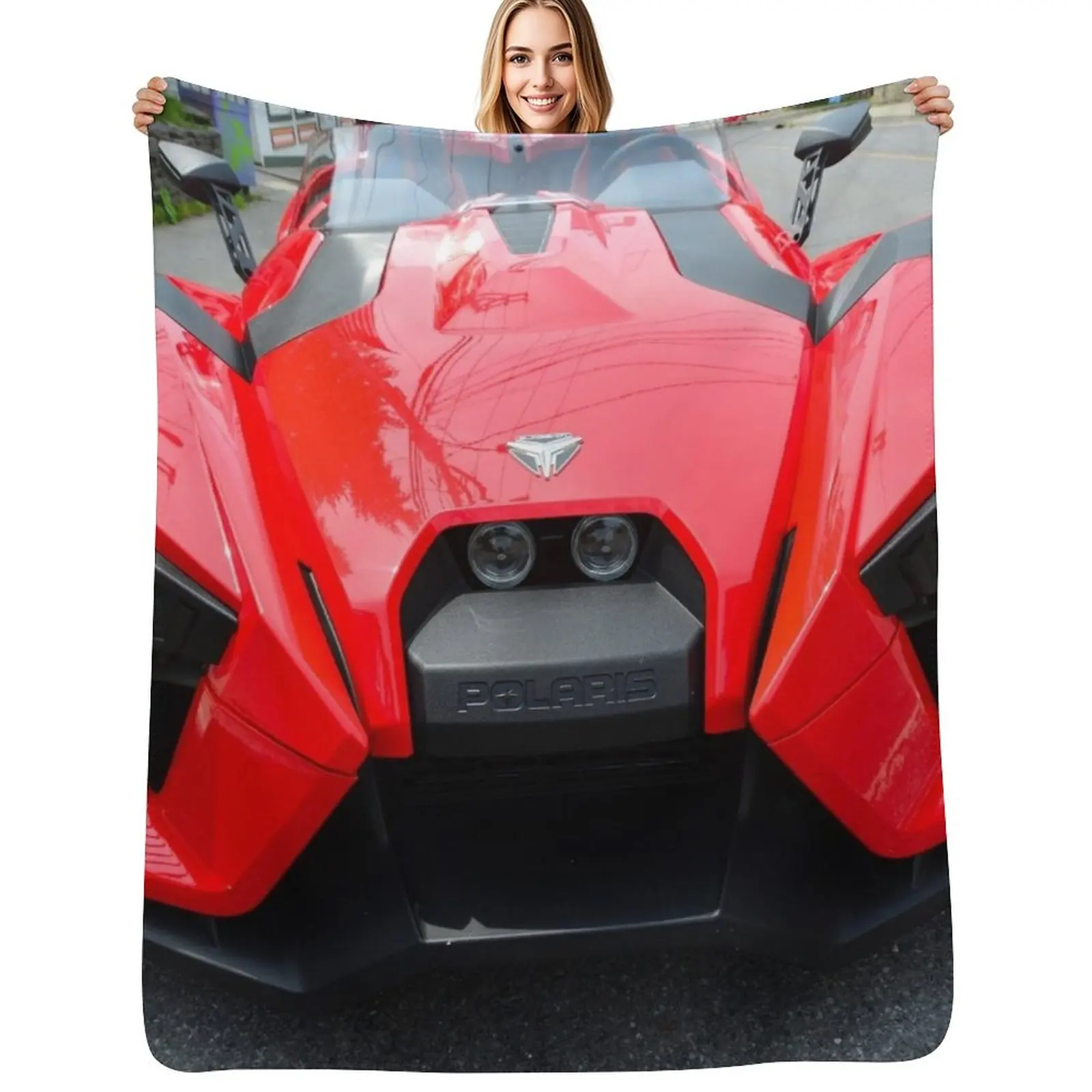 Slingshot Throw Blanket Nap Travel christmas decoration Plaid Polar Vintage Blankets