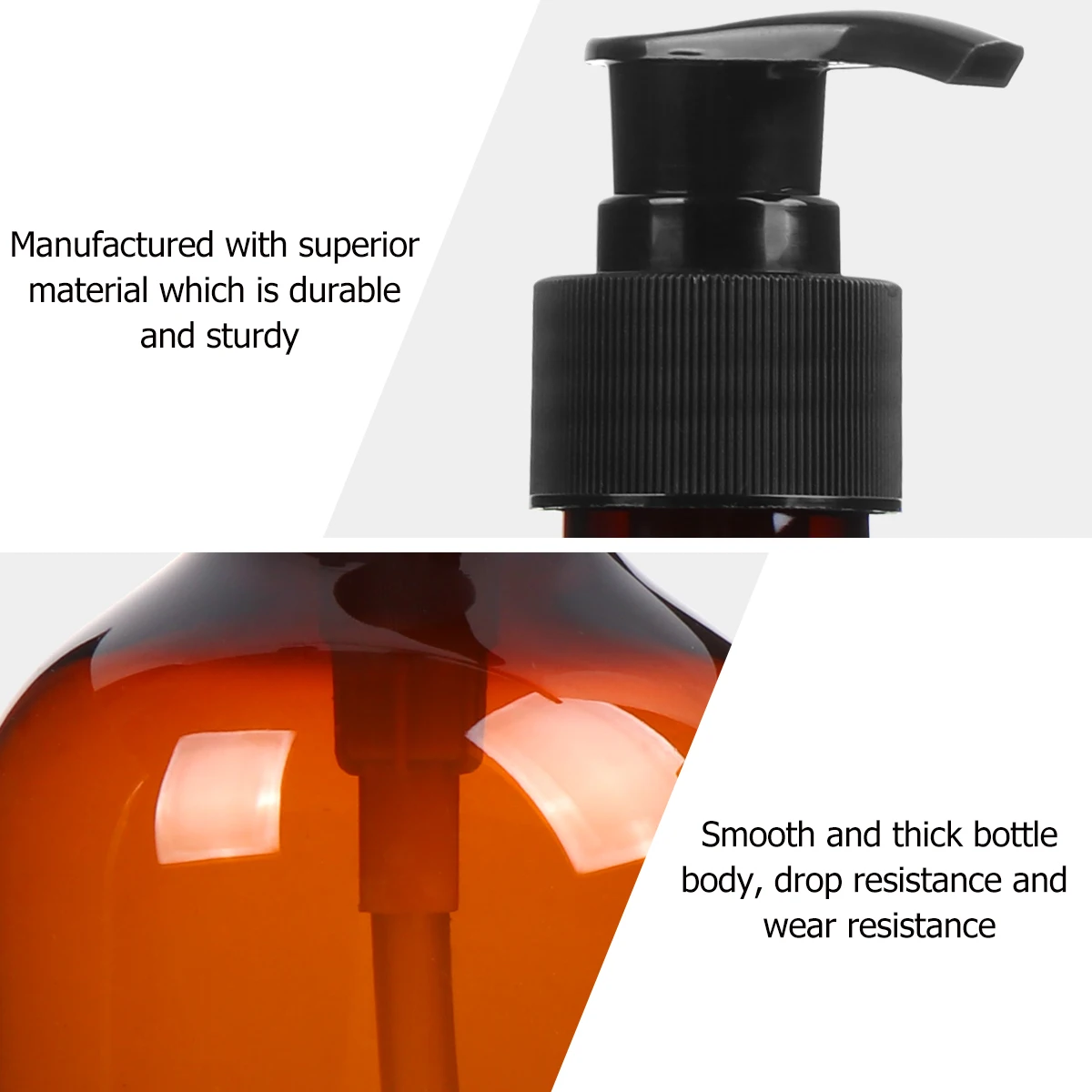 

4pcs PET Refillable Travel Bottles Durable Leak Proof Portable Easy Carry Smooth Body Drop Resistance Space Saving Travel Set