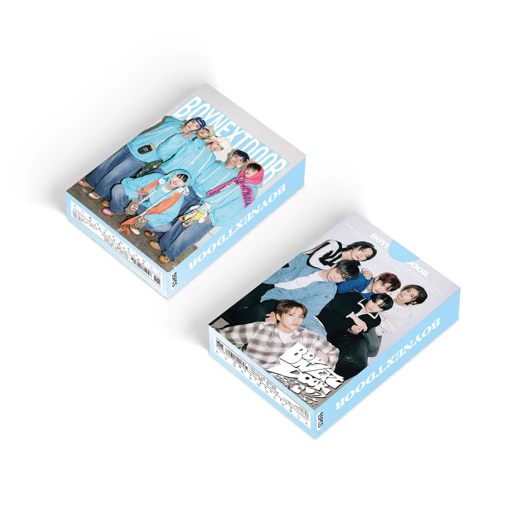 55Pcs Kpop Boy Band BOYNEXTDOOR New Album Lomo Card Photocards Double Sided Printd Postcards Fans Collection