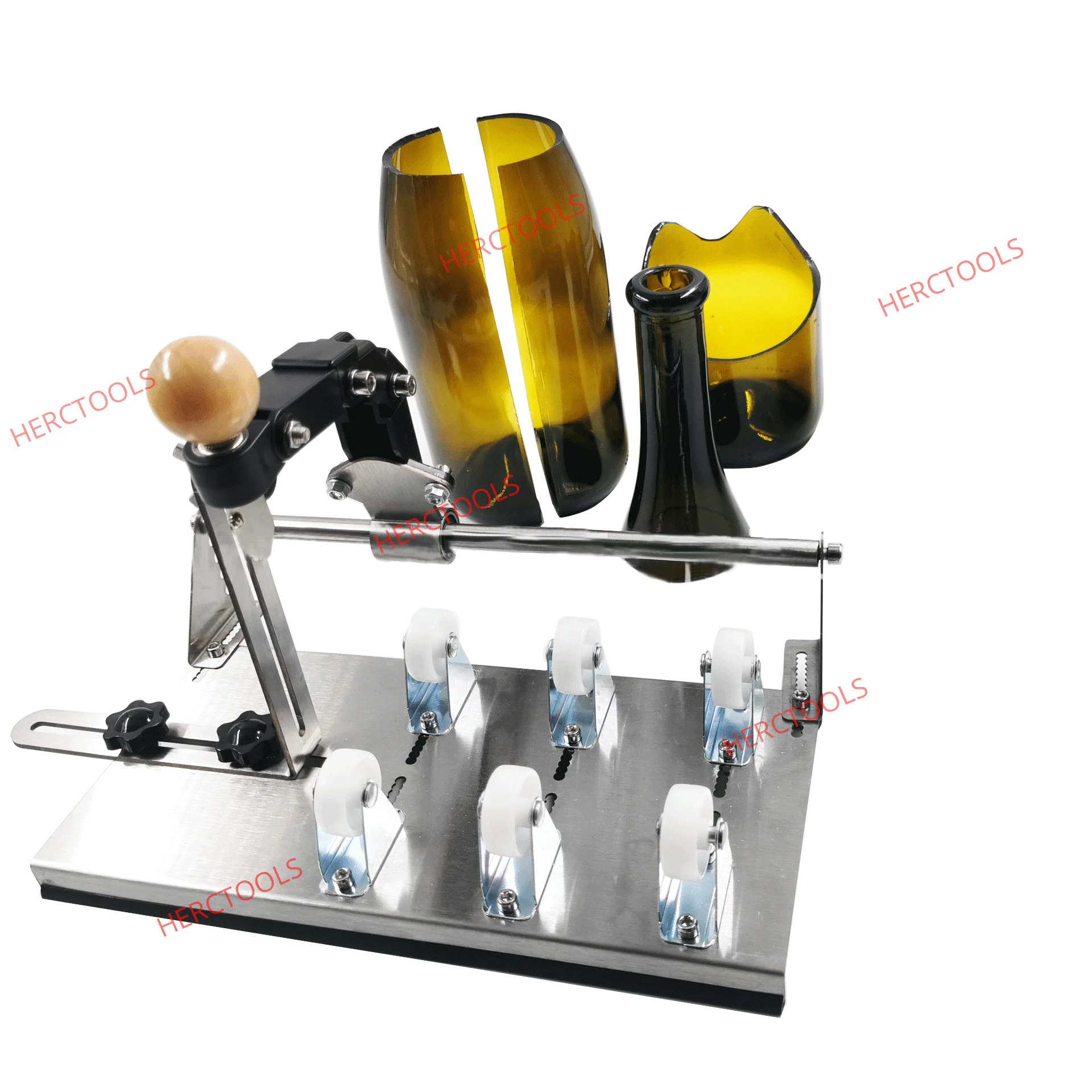 Upgraded Glass Bottle Cutter Bottle Cutting Tool DIY Machine for Round Square Bottle Suitable for Bottles of Beer Liquor Whiskey