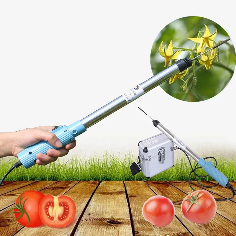 

Electric Greenhouse Pollination Tool for Cucumber Tomato Farm Garden 10 Hours Standby Time Garden Hand Tools