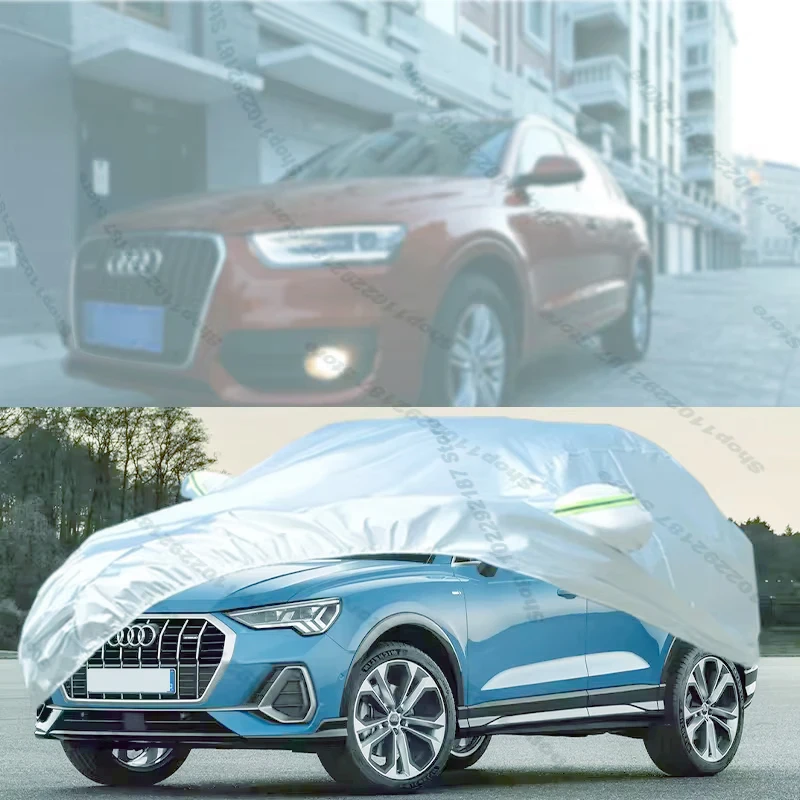 

For Audi Q3 Outdoor Protection Full Car Covers Snow Cover Sunshade Waterproof Dustproof Exterior Car Accessories