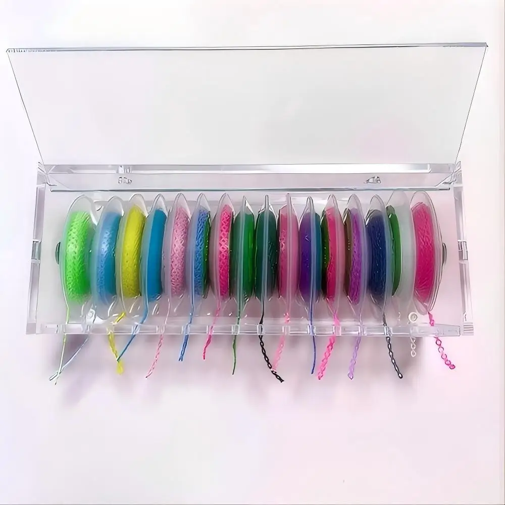 

1PC Clear Dental Acrylic Storage Box | Orthodontic Power Chain Dispenser | Durable Ortho Elastic Powerchain Organizer Holder