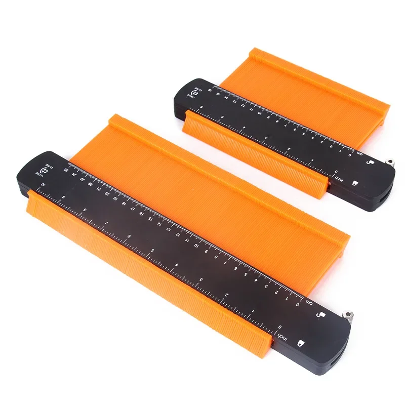 Imagem -02 - Portátil Contour Gauge Tool Plus Banda Larga Lock Medição Ajustável Radial Forma Imitação Forma Tomando