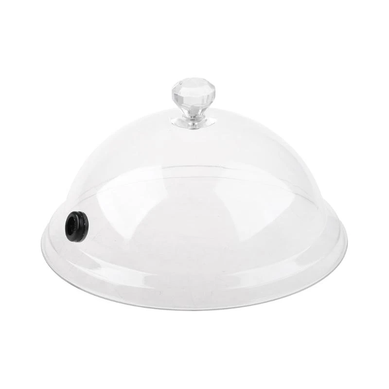 F92C Smoking Guns Dome Acrylic Material Vegetable Plate Covers 3 Sizes to Choose