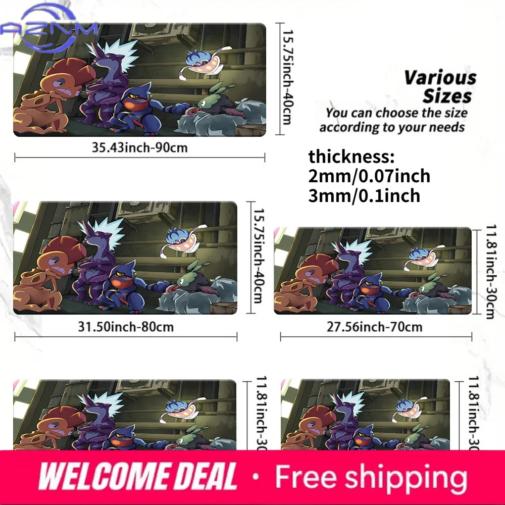 

Toxic-Type Pokemon Squad Urban Style Large Gaming Mouse Pad