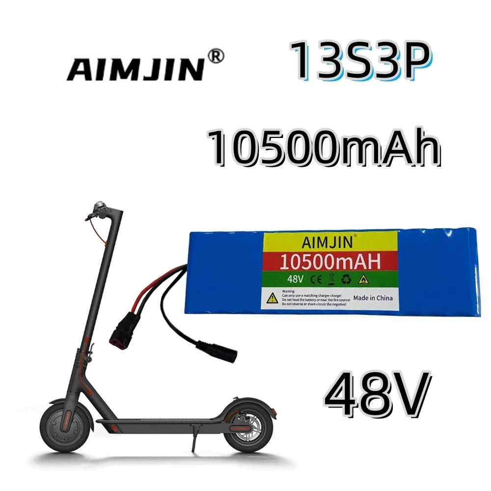 

48V 10500mAh 20000W 13S3P Lithium Ion Battery Pack For 54.6V E-bike Electric Bicycle Scooter With BMS