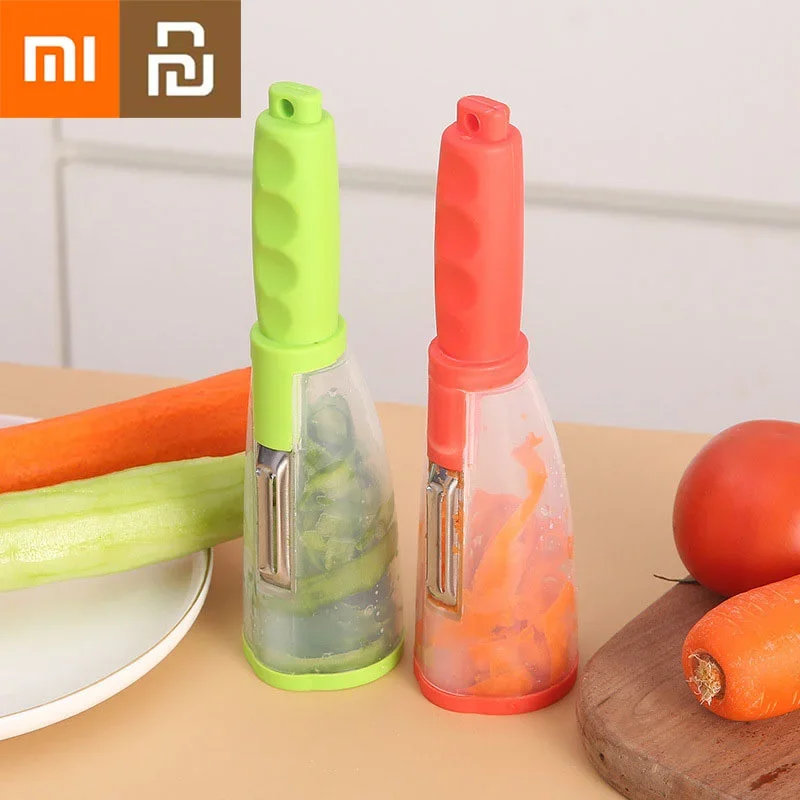 Xiaomi Youpin Storage Peeling Knife Fruit Vegetable Peeling With Box Storage Stainless Steel Blade Peeler Household Kitchen Tool