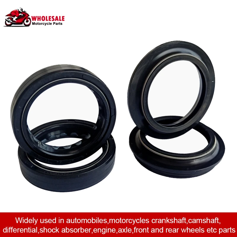 33x43x10.5 33*43*10.5 Rubber Motorcycle Front Shock Fork Damper Shaft Oil Seal Bar Retainers 33 43 33x43 33*43 Dust Cover Lip