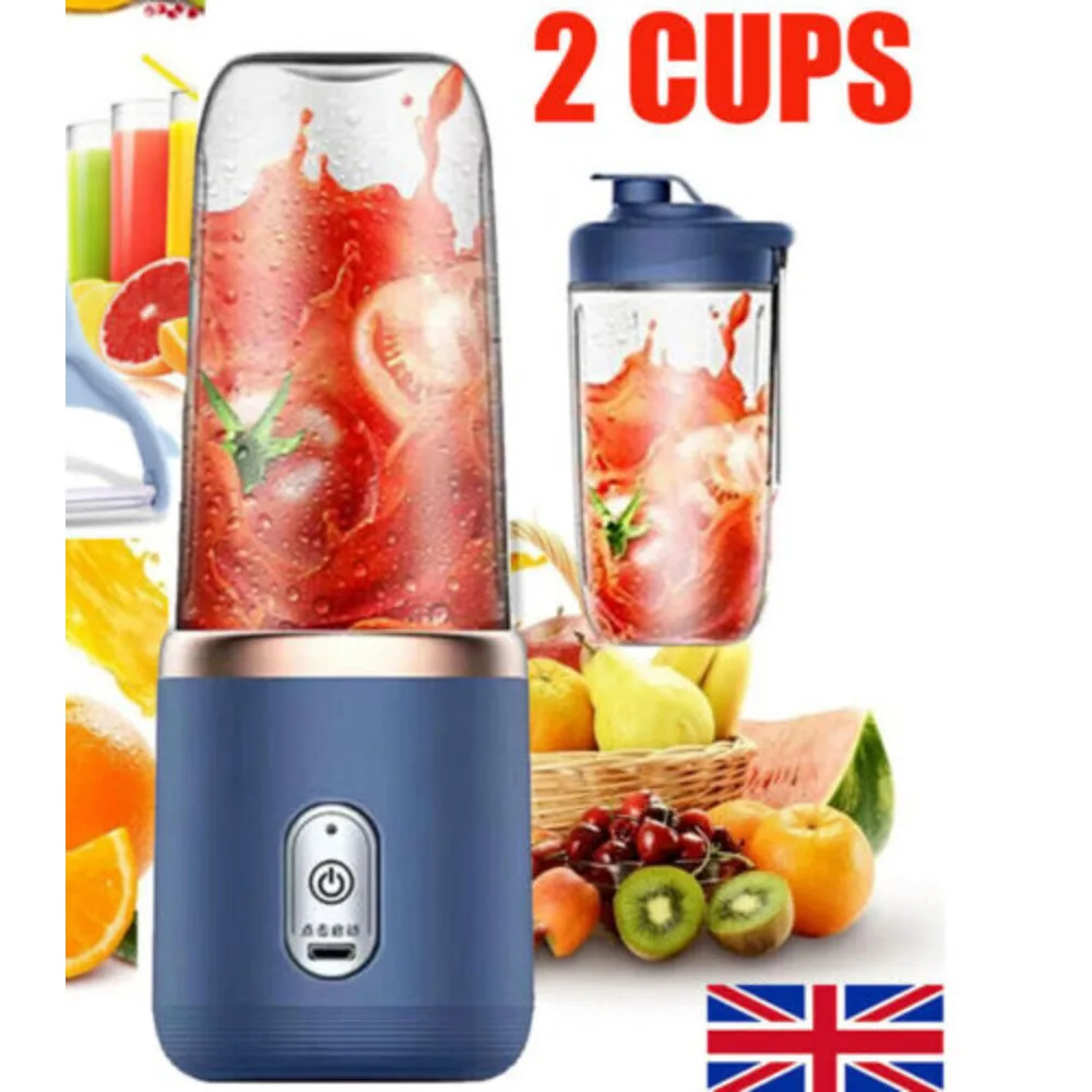 Electric Juice Maker Portable Blender Smoothie Mini Juicer Fruit Hine 400Ml