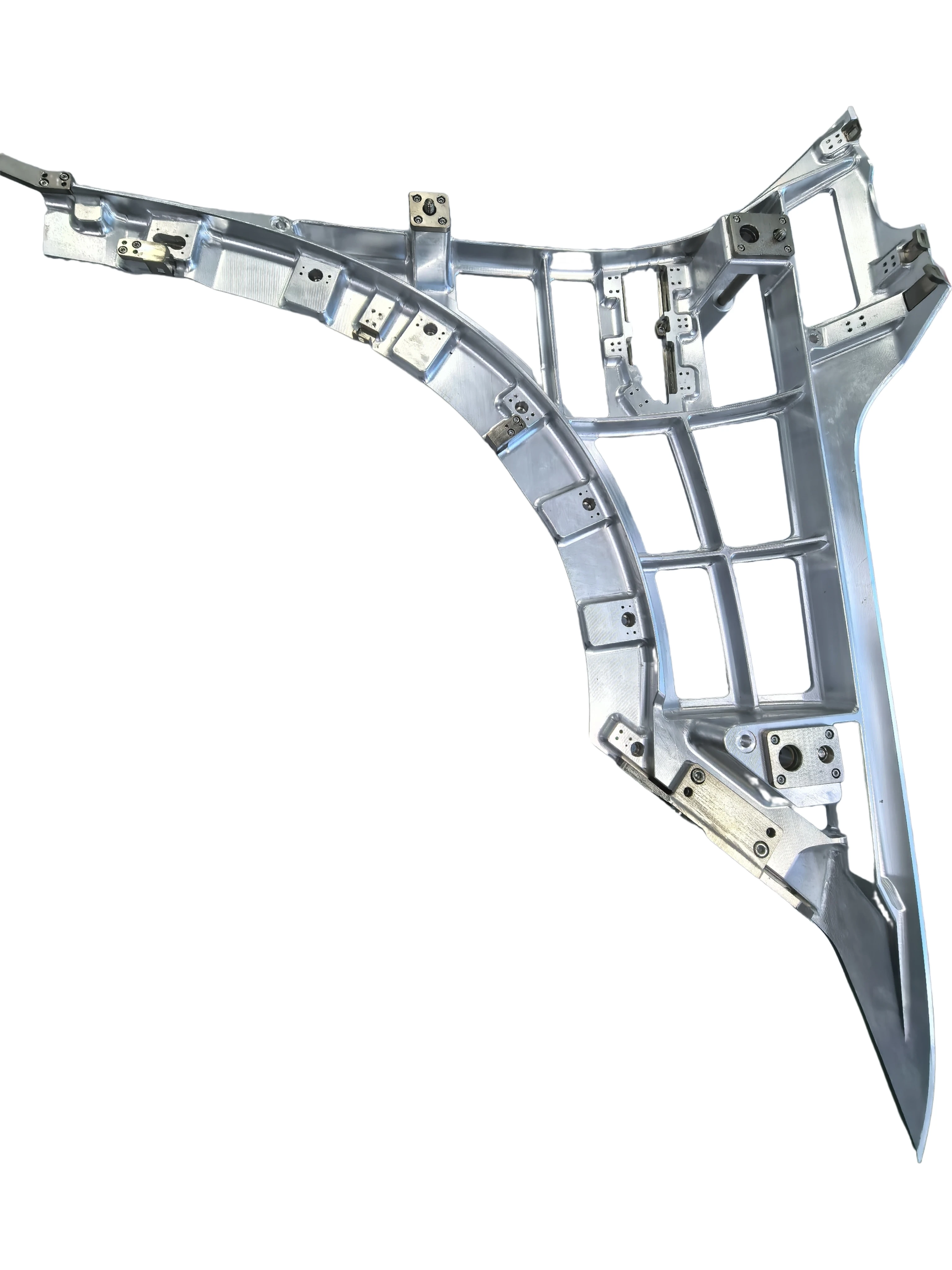 Детали большого размера, автомобильные детали, услуги по прецизионной обработке с ЧПУ для алюминия 6061/7075, модули деталей для литья алюминия по индивидуальному заказу