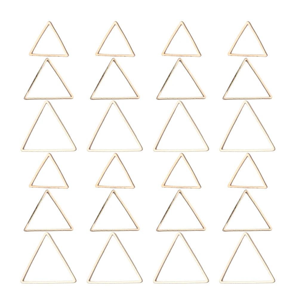 

60pcs Earring Pendants Earring Pendant for DIY Jewelry Making Blank Metal Charms Golden Simple Style Creative Set