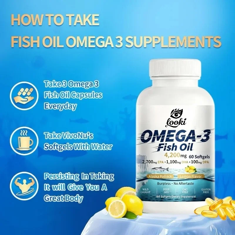 Omega 3 Fish Oil - Triple Omega 3 Fish Oil -4200