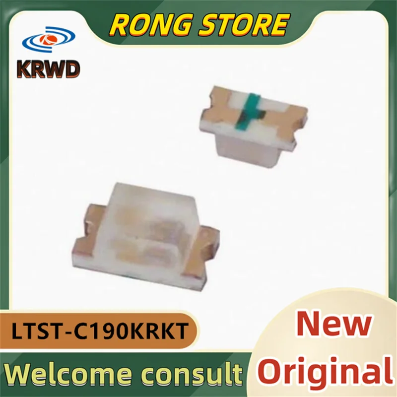 80PCS New Original LTST-C190KRKT LED