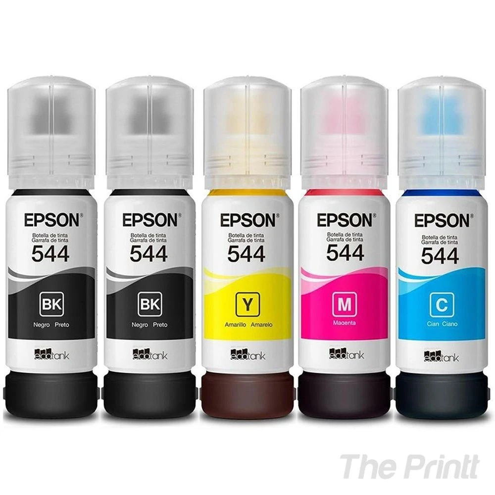 TINTA EPSON REFIL ORIGINAL 5 CORES T544 L3110 L3150 L5190