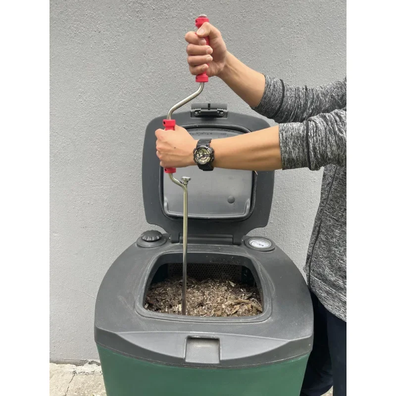 XJ garbage sorting, composting tool, thermometer screw mixer, loose pile turning tool, loose compost