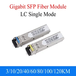 Modulo in fibra Gigabit SFP da 1 paio 1000M LC 1.25G Modulo in fibra A + B monomodale adatto per switch Ethernet Cisco Mikrotik