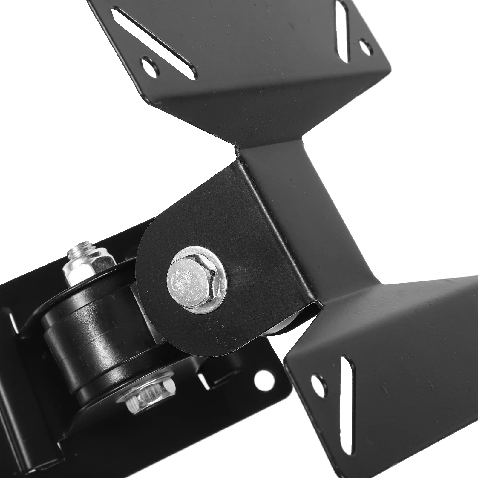 

5pcs 5 Sets Monitor Bracket Display Small Mount Circular Mirror Support Black Mounting Brackets for Living Room