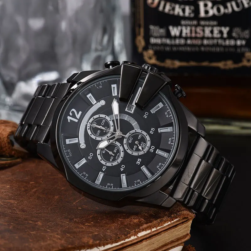 2026 Foreign Trade Hale Wind Explosive Large Disc 6-Pin D Watch Suitable for Men with Large Wrist Watches with Large Dial