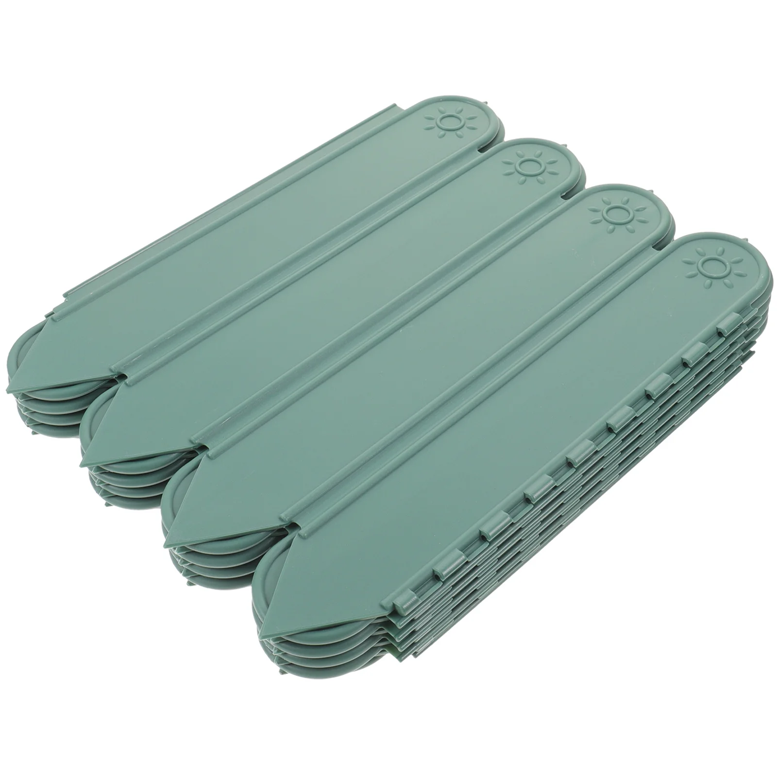 

Plastic Garden Lawn Fence Ornamental Landscape Fencing Border Panel Reusable Yard Fence Outdoor Garden Edging Border Decorative