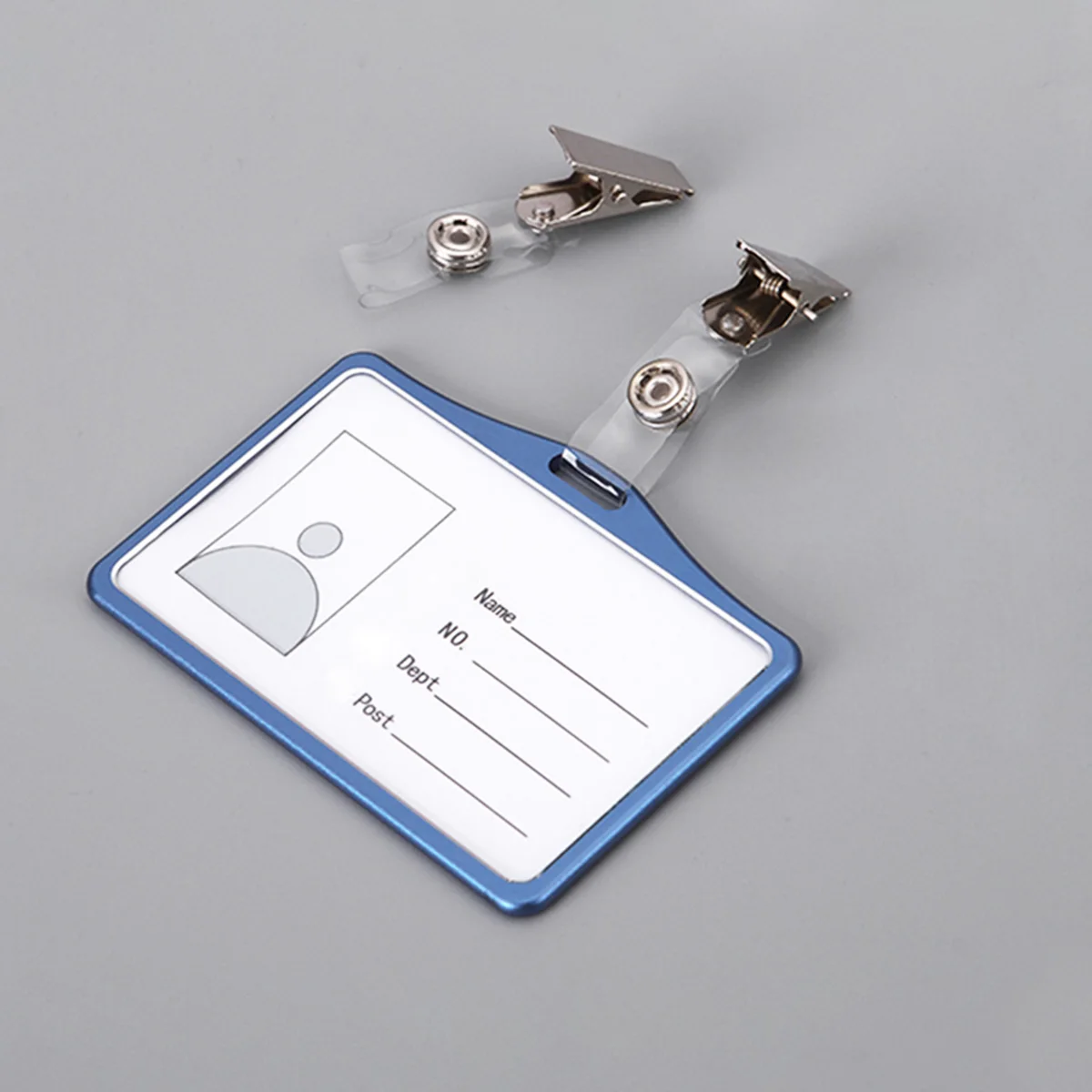 

100 Pcs Breast Card Clip Badge Reels ID Retractable Work Permit with Belt Student