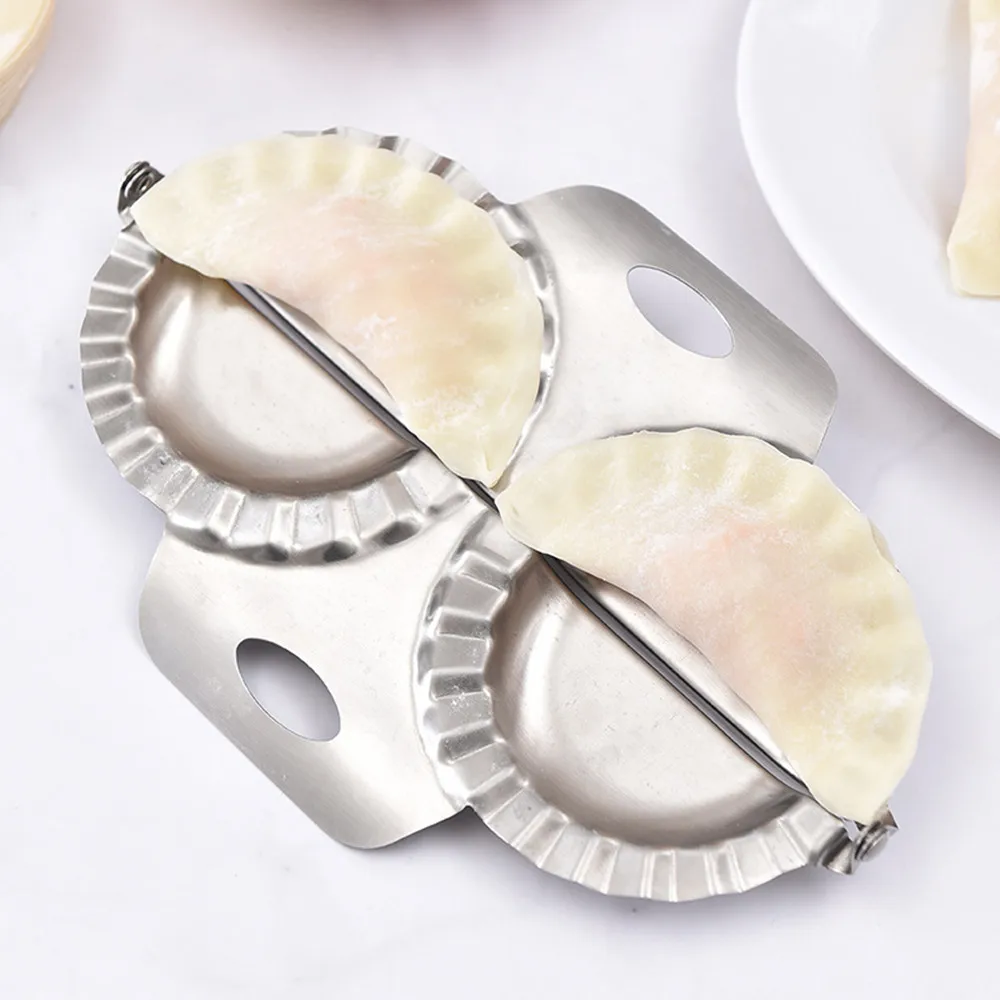 

Stainless Steel Dumplings Tool Lazy DIY Jiaozi Maker Device Easy Dumpling Peeling Slicer Mold Kitchen Accessories