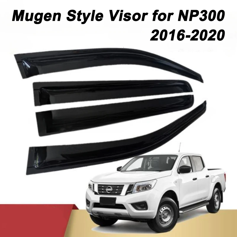 

Fit For Nissan Navara NP300 2016-2022 DOOR VISOR Window Visor -Combined 3 VIsor