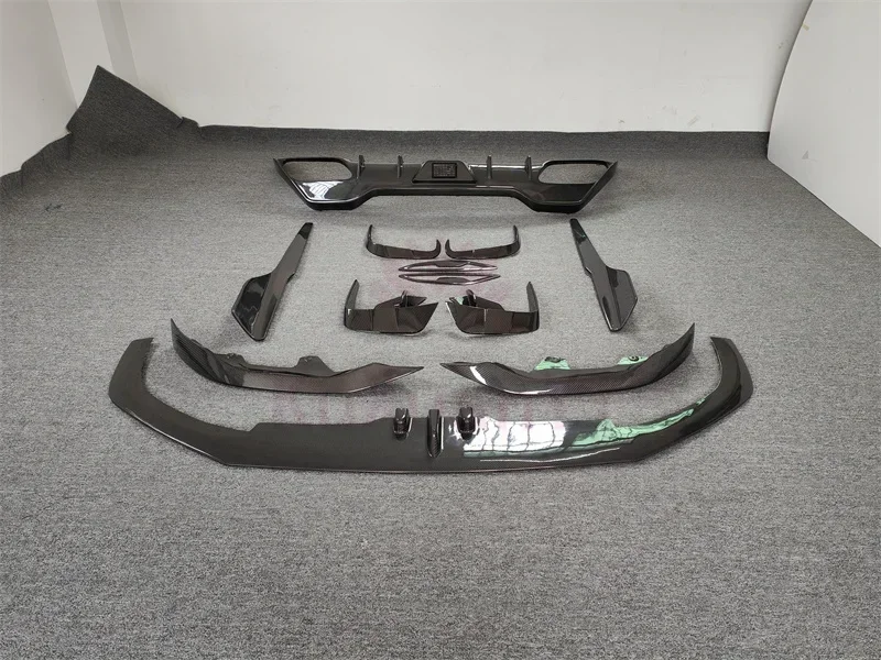 Used for the new BMW 8 Series G14 G15 G16 2019+carbon fiber AC style rear diffuser front edge rear spoiler body kit