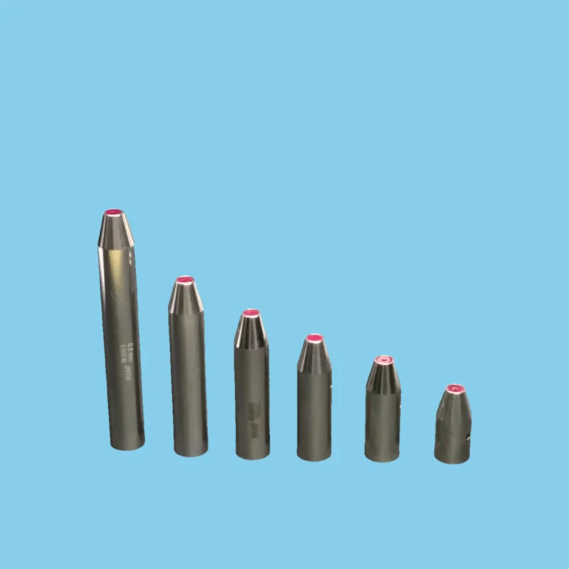 d=0.3-3.0mm EDM دليل أنبوب الياقوت C140D (الطول 90 مم) Ø12x90mm EDM دليل القطب الكهربائي لآلة الحفر BAOMA EDM