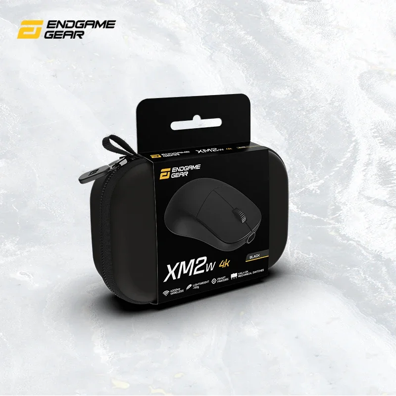Endgame Gear XM2w 4K Mouse Dual Mode Wireless Mouse Paw3395 4000Hz Polling Rate Mouse Gaming Ringan Aksesori PC Valorant CS