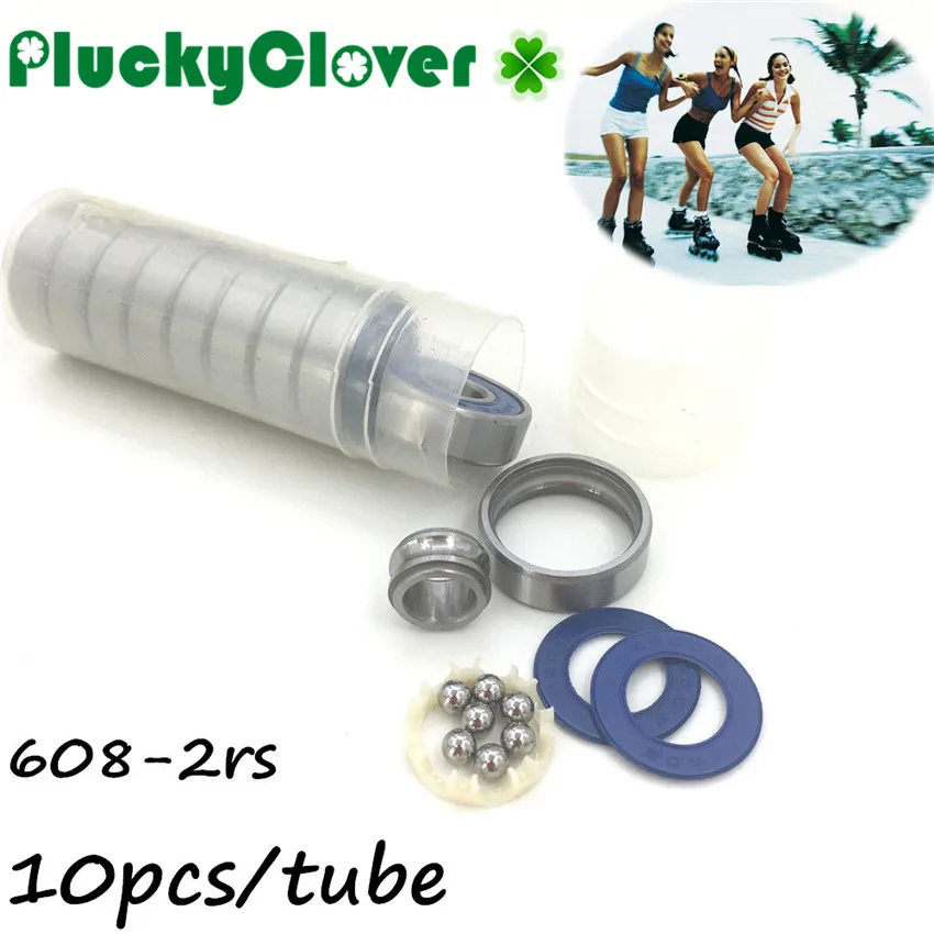 10Pcs 608 Bearing B… - image