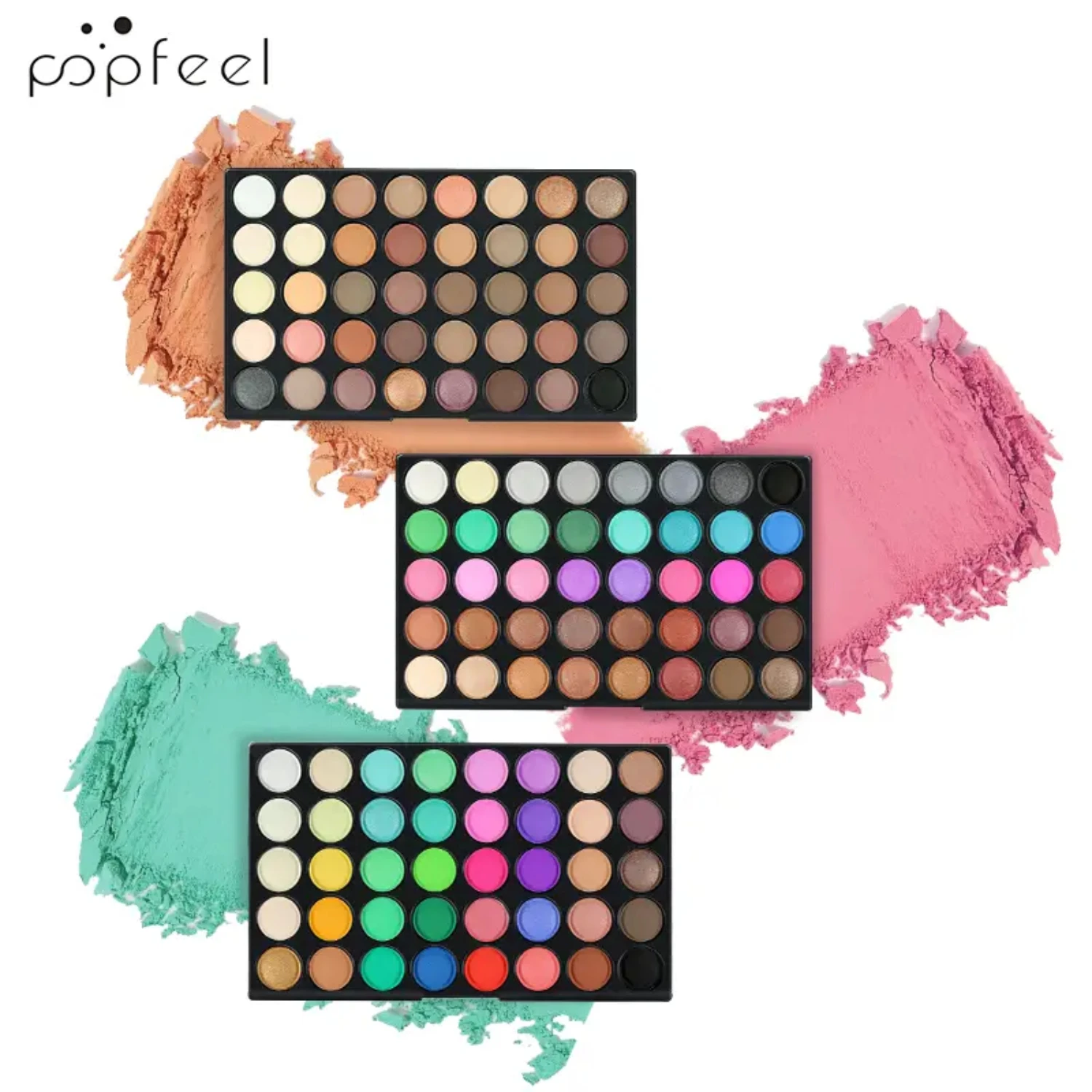 Palette Professional Makeup Eyeshadow Palette - POPFEEL 120 Beautiful Colors Eyeshadow  Perfect for Professional and Everyday Us