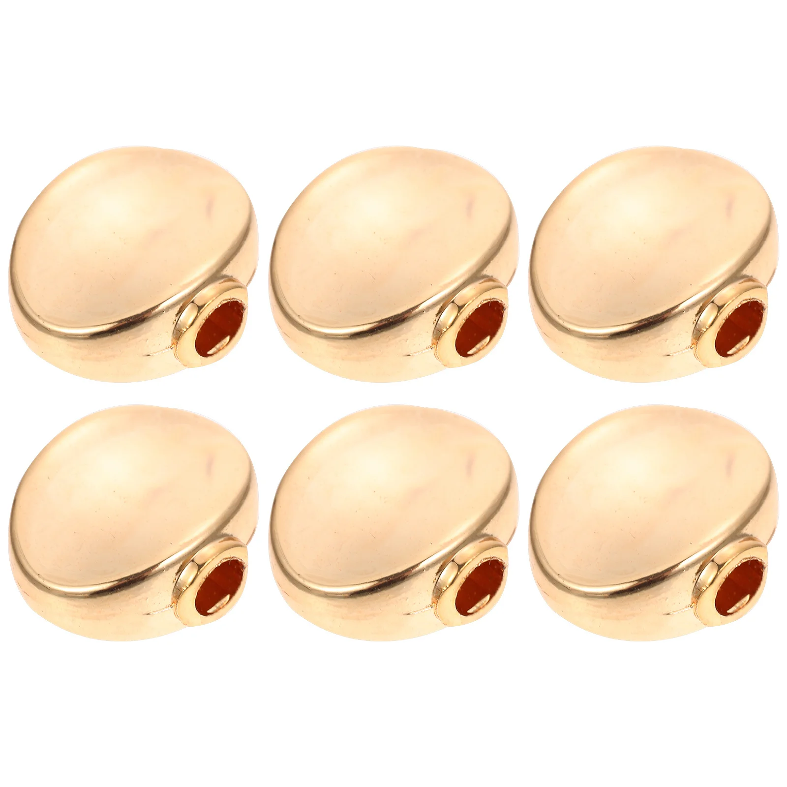 

6Pcs Metal Guitar Tuners Small Oval Pegs for Acoustic Electric Guitar Heads String Tuning Button Replacement Machine Heads
