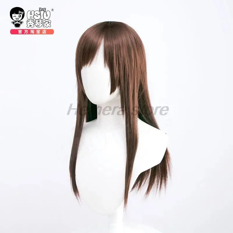 2025 11 60 سنتيمتر ريكا أوريموتو JJK بني داكن طويل مستقيم الشعر تأثيري أنيمي شعر مستعار مقاومة للحرارة بيروكات صناعية