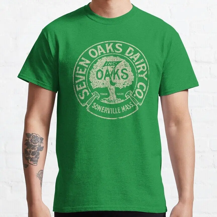 Seven Oaks Dairy Co. 1918 Classic  Unisex summer T-shirt Cotton fashion couple clothes