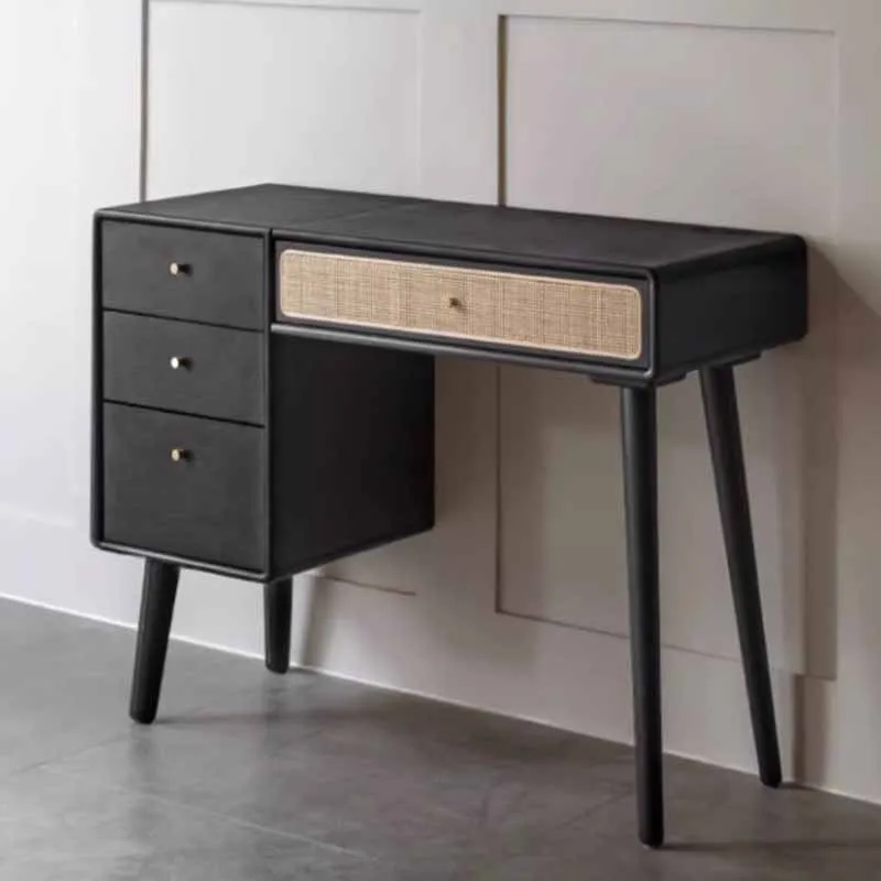 Box Girl Drawers Dresser Eithe Women Nordic Wood Black Living Room Dressing Table Mirror Bedroom Comoda Pra Quarto Furniture