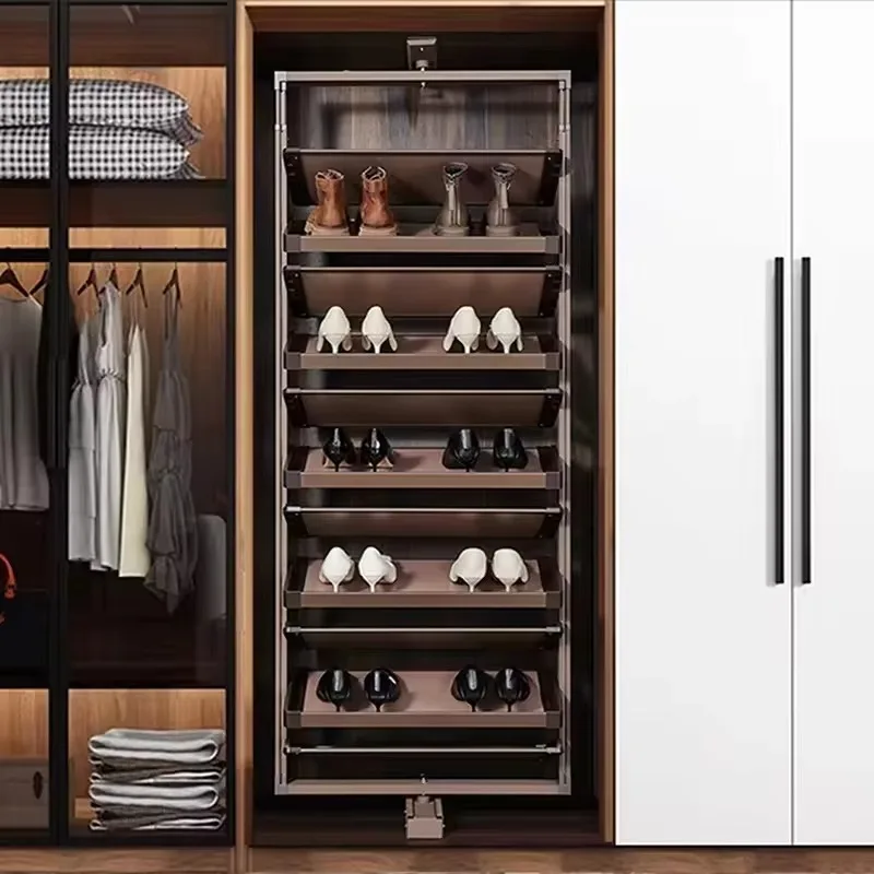 Multi‑layer Adjustable 360‑Degree Rotating Shoe Rack, Revolving Shoe Organizer Spinning Shoe Cabinet Space‑Saving Shoe Shelf