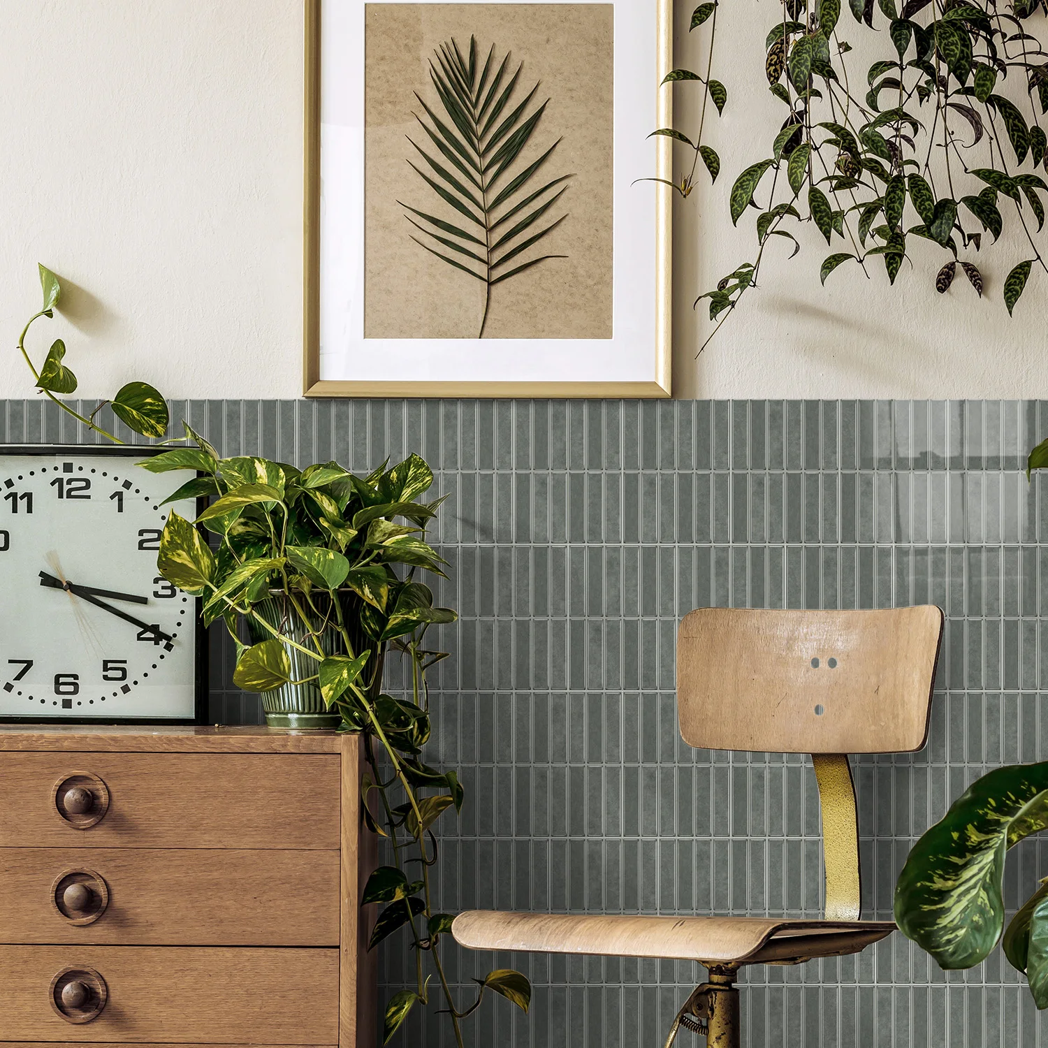 

17x23cm self-adhesive mosaic wall tile waterproof PE foam stripping and pasting kitchen and bathroom splash board