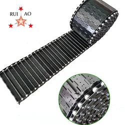 CNC Steel Scraps Conveyor Hinged Belt Stainless Steel Apron Chip Conveyor Chain Belt