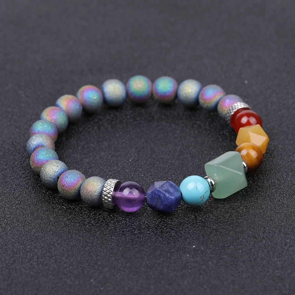 Natural Stone Bracelet Unisex Vintage Wooden Braclet Beaded Colorful Imperial Yoga Meditation Braslet Bileklik Pulseira Joias