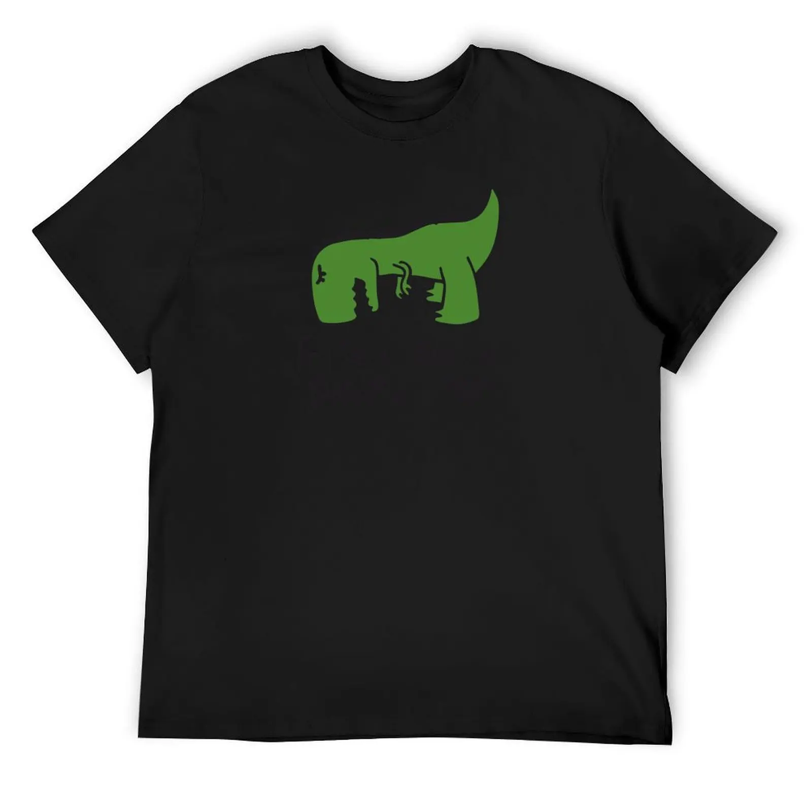 T-Rex hates push-ups T-Shirt anime tshirt oversized t shirt mens graphic t-shirts anime