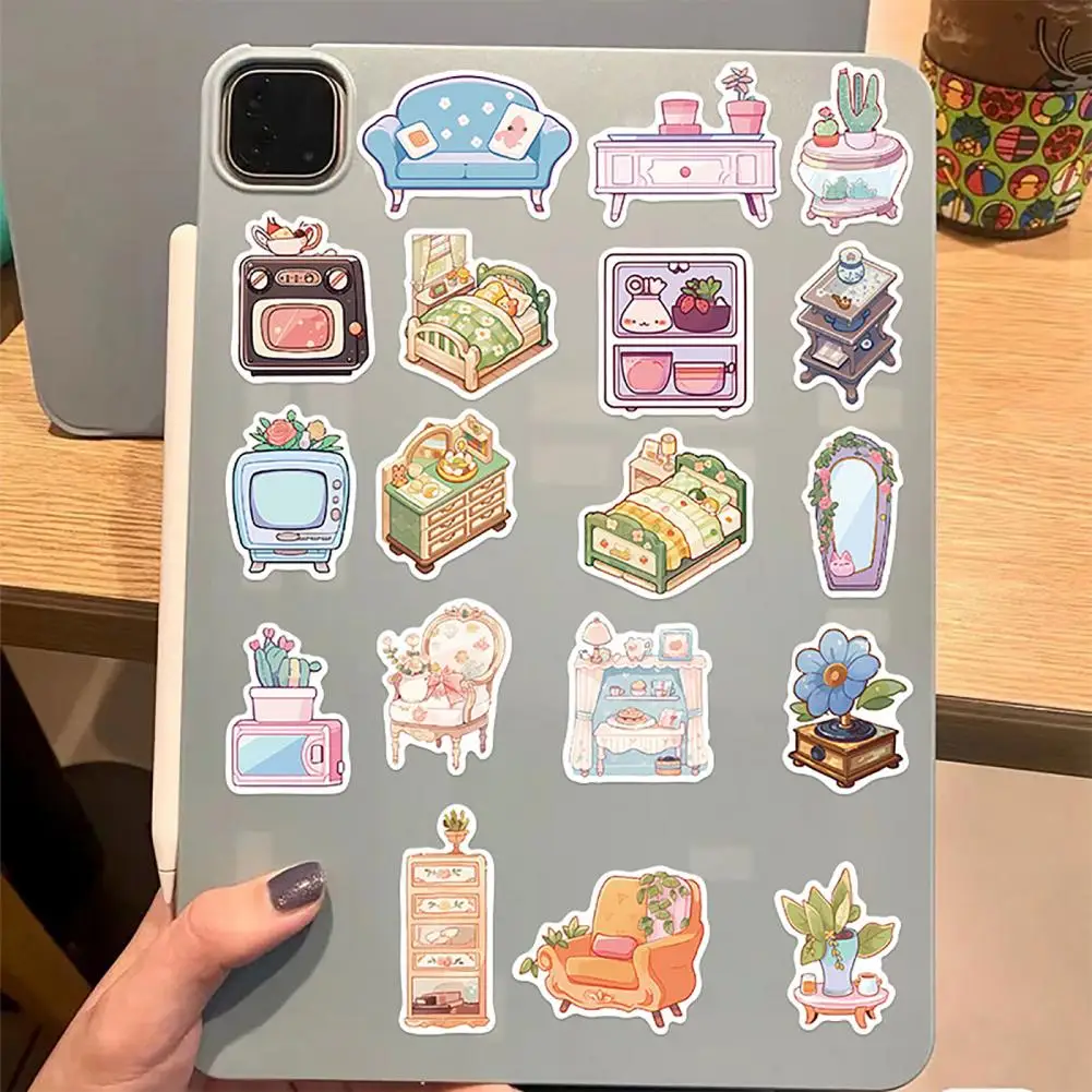 Fade-resistant Stickers Waterproof Pvc Stickers Waterproof Cartoon Sticker Set 50pcs Fade-resistant Decorative for Water