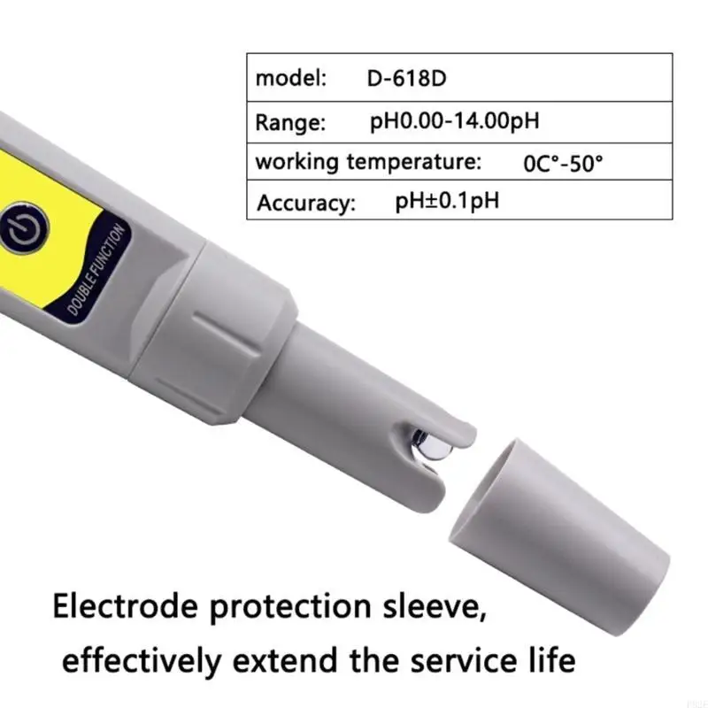 P82E Máy kiểm tra p8 meter axit pH thử nghiệm pH kiểm tra chính xác để kiểm soát chất lượng công cụ đo lường chính xác thực phẩm