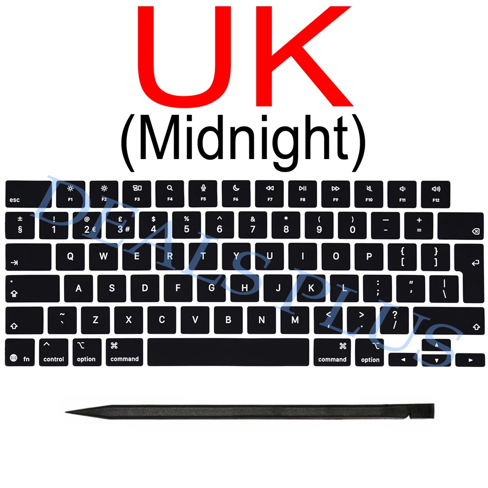 Nieuwe (Midnight) A3240 A3241 A3448 A3449 Keycaps Toetsenset voor Macbook Air Retina M4 M5 13.6" 15.3" 2025-2026 Jaar Toetsenbord Reparatie
