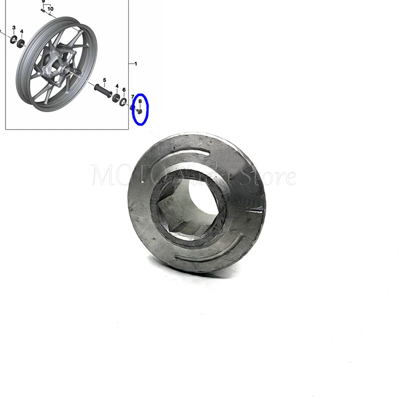 Tuerca de rueda delantera para BMW 1200R R1250R/RS Rninet R18 F800R F900R/GS/XR F750GS F850GS