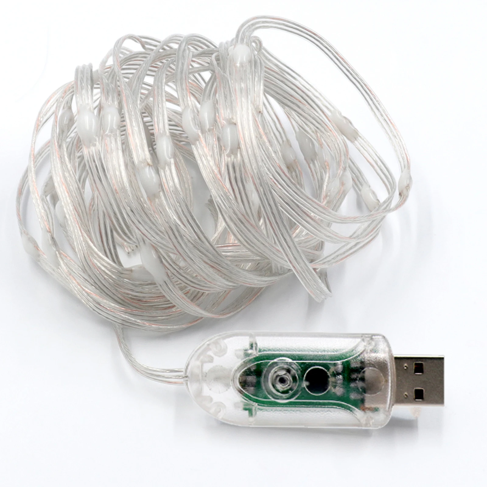 USB Power Smart RGB Strip Light 5V Bluetooth App Control Fairy LED String Light IP65 Waterproof Garland Lamp for Christmas Decor