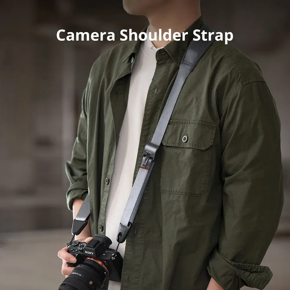 PGYTECH Camera Shoulder Strap With Quick Bead and Plate Wide Camera Neck Straps Long for Photographers Adjustable for DSLR SLR